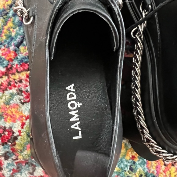 NEW Dolls Kill creepers size 8 with chains and spikes by Lamoda - Picture 2 of 4